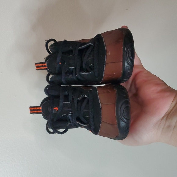 Kids Nike Air Foamposite Pro Hyper Crimson Size 7c Toddler Unisex Streetwear - Picture 6 of 11